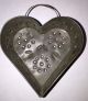 Antique 19c Heart Shaped Cheese Mold - Strainer - Designed Rare Mould Handle - 3 Feet Primitives photo 4