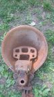 Antique Cast Iron Cow/pig Drinking Bowl Automatic Water Bowl - Farm Primitive Primitives photo 1