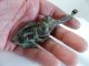 Very Old Chinese Bronze Belt Fasteneer - Monkey Design - Rare - L@@k Other Chinese Antiques photo 1