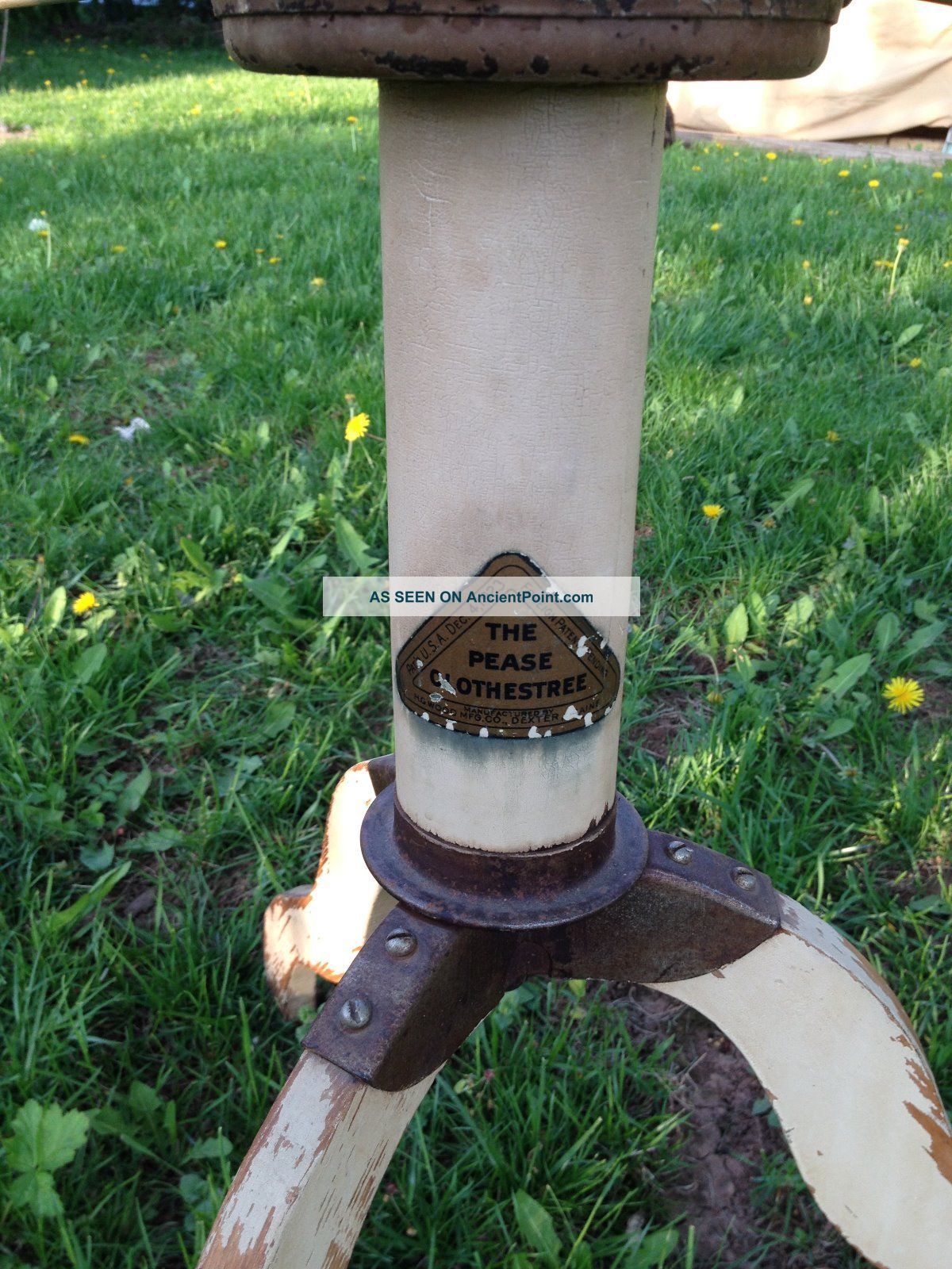 H. G. Wood Mfg Co. Lrg Drying Rack Orig Paint, Pat ' D Usa 1923