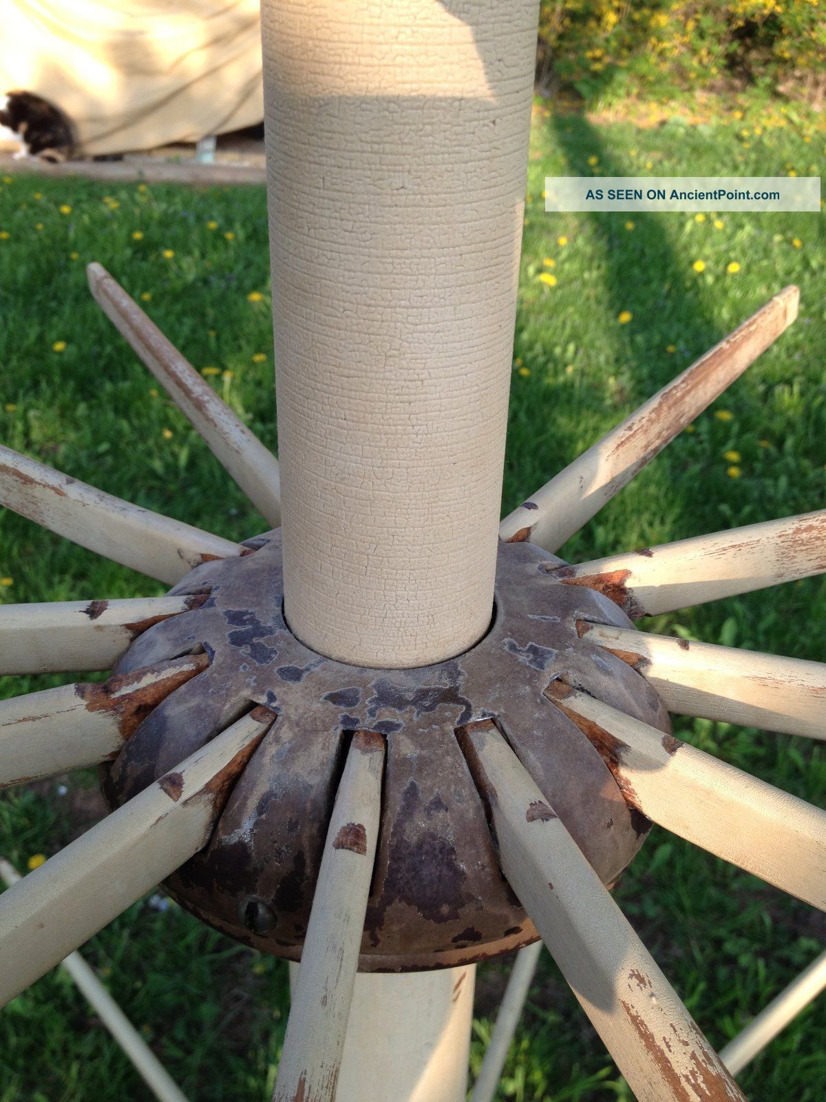 H. G. Wood Mfg Co. Lrg Drying Rack Orig Paint, Pat ' D Usa 1923