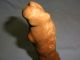 Fabulous Old Natural Wood Piece With Madonna & Child Figure Image Likeness Primitives photo 9