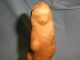 Fabulous Old Natural Wood Piece With Madonna & Child Figure Image Likeness Primitives photo 3