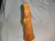 Fabulous Old Natural Wood Piece With Madonna & Child Figure Image Likeness Primitives photo 8