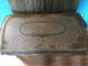 Primitive Antique Early Hide - Covered Trunk - Wallpaper Interior - Primitives photo 1