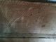 Primitive Antique Early Hide - Covered Trunk - Wallpaper Interior - Primitives photo 6