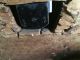 Primitive Antique Early Hide - Covered Trunk - Wallpaper Interior - Primitives photo 7