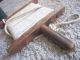 Antique Primitive Wood Clothesline Winders Punched Tin Early Cheese Grate Grater Primitives photo 3