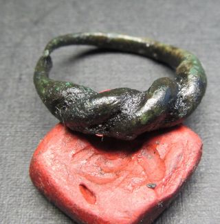 Ancient Viking Bronze Ring.  (m3). photo