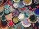 Wool Double Stacked Wool Pennies 25 Fs Primitives photo 1