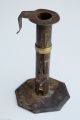French Late 18thc Wedding Band Hog Scraper,  Primitive Candlestick Primitives photo 1