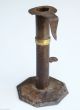 French Late 18thc Wedding Band Hog Scraper,  Primitive Candlestick Primitives photo 2