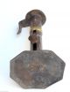 French Late 18thc Wedding Band Hog Scraper,  Primitive Candlestick Primitives photo 3