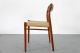 4 Chairs Mod 75 By Niels O.  Møller W/ Papercord Denmark 60s | 4 Teak Stühle 60er 1900-1950 photo 10