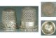 2 Antique Sterling Silver Thimbles By Stern Bros.  & Co.  Circa 1890s Thimbles photo 1