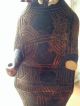 Old African Carved Wooden Congo Tribal Figure Masks photo 4