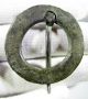 Rare Medieval Bronze Decorated Brooch - Artifact In - C97 Roman photo 2
