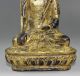 Ancient Chinese Bronze Carved Bronze Buddha Statue J060161 Buddha photo 3