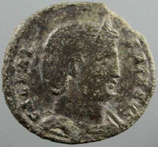 Galeria Valeria,  Wife Of Galerius,  Follis,  Venus,  Apple,  Heraclea,  309 - 310 A.  D. photo