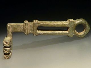 Unique Interesting Roman Bronze Key photo
