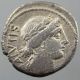 Mn.  Acilius Glabrio,  Silver Denarius,  Salus,  Valetudo,  Roman Republic,  49 B.  C. Roman photo 1