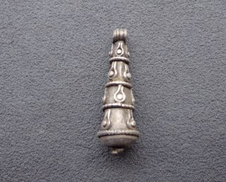 Roman Silver Amulet Pendant.  Circa 1 - 3 C Ad photo