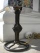 Arts And Crafts Metal Table Lamp With Hand Painted Glass Shade Arts & Crafts Movement photo 1