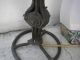 Arts And Crafts Metal Table Lamp With Hand Painted Glass Shade Arts & Crafts Movement photo 2