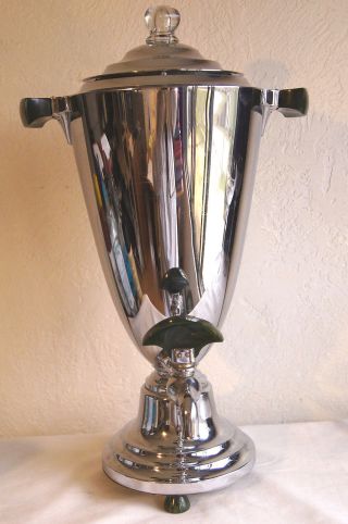 Art Deco Streamline Percolator/coffee Server,  Green Swirl Bakelite,  M.  Bowman photo