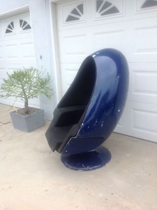 Mid Century Lee West Alpha Egg Chair Vintage Retro Ball Eames Era Aarnio Pod photo