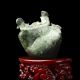 Hand Carved Natural Dushan Jade Statue - - - Flowers & Snail V4 Other Antique Chinese Statues photo 5