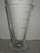 Etched Medical Pharmacy Beaker Thick Glass Footed Double Etched 300 Cc & 10 Oz Bottles & Jars photo 1