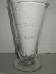 Etched Medical Pharmacy Beaker Thick Glass Footed Double Etched 300 Cc & 10 Oz Bottles & Jars photo 2
