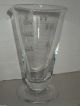 Etched Medical Pharmacy Beaker Thick Glass Footed Double Etched 300 Cc & 10 Oz Bottles & Jars photo 7