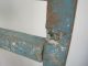 Old Blue Paint Primitive Child Doll Wood Chair Great American Country Find Aafa Primitives photo 9