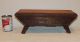 Antique Primitive Small Country Stool W.  Brown Paint,  Aafa Primitives photo 10