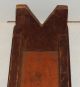 Antique Primitive Small Country Stool W.  Brown Paint,  Aafa Primitives photo 6
