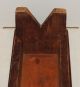 Antique Primitive Small Country Stool W.  Brown Paint,  Aafa Primitives photo 7
