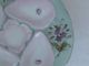 Antique Porcelain Oyster Plate Violets Plates & Chargers photo 2