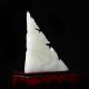 Exquisite Hand - Carved Natural White Jade Statue - - - Bird & Flower V2 Other Antique Chinese Statues photo 5