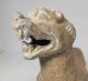 H022: Chinese Excavated Pottery Ware Foo Dog Statue Of Traditional Kasai Style Other Antique Chinese Statues photo 3
