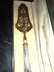 Cook Long French Spatula In Vermeil (godl On Sterling Silver) In Green Box Flatware & Silverware photo 2