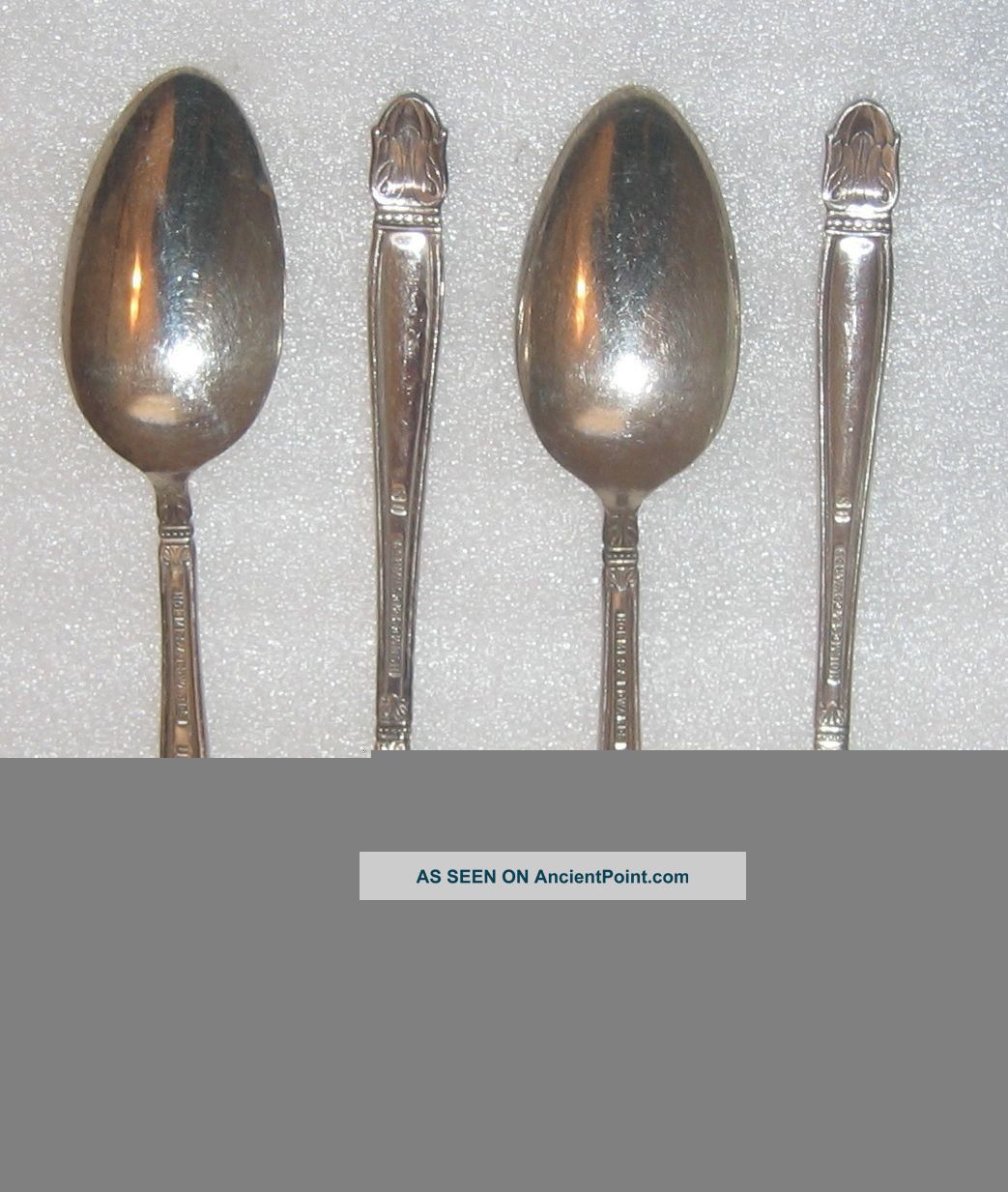 Danish Princess 1938 4 Teaspoon/s Holmes & Edward Is Silverplate 5 58 