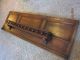 1800s Walnut Victorian Plate Display Rack Photo Holder Spindle Rail Wall Shelf Other Antique Furniture photo 3