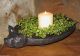 Pig Bowl Primitive/french Country Centerpiece Whimsy Farmhouse Kitchen Decor Primitives photo 7