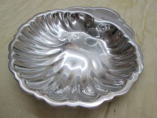 Vintage Gorham Solid Sterling Silver,  Fluted Sea Shell Candy Dish Bowl 445 photo