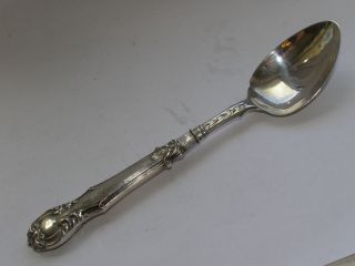 Ornate George Unite 1842 Hallmarked Silver Spoon 20 Grams photo