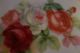1900 ' S Tea Tile/trivet - Lush Cabbage Roses - Pink,  Red,  White - Vg - Delightful Trivets photo 1