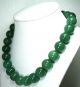 Antique Chinese Handmade Carved Emerald Green Jadeite Jade Pendant Necklace18mm Necklaces & Pendants photo 2