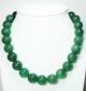 Antique Chinese Handmade Carved Emerald Green Jadeite Jade Pendant Necklace18mm Necklaces & Pendants photo 8